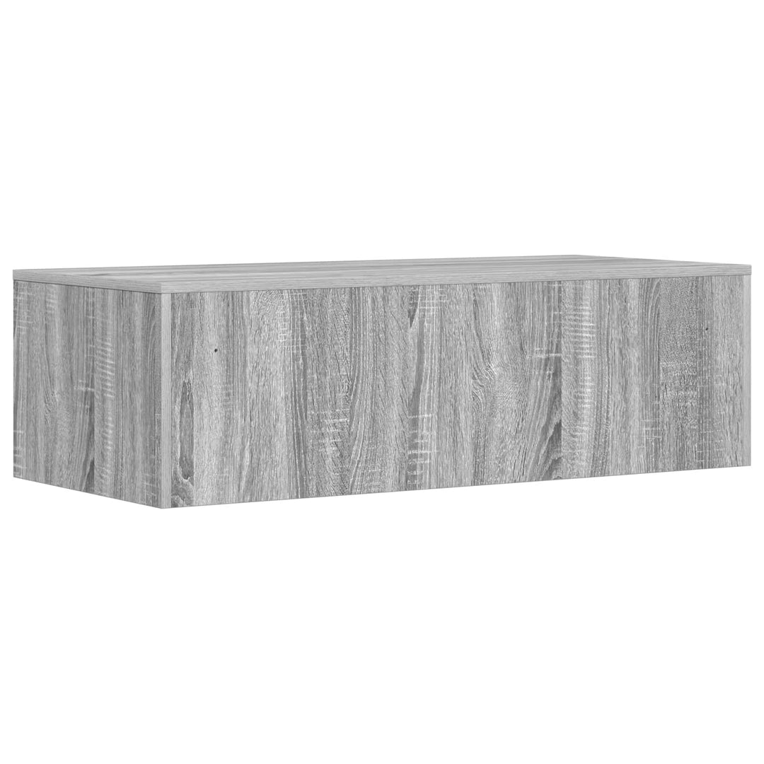 Væghængt skrivebord Grå Sonoma Konstrueret træ 100 x 45 x 30 cm