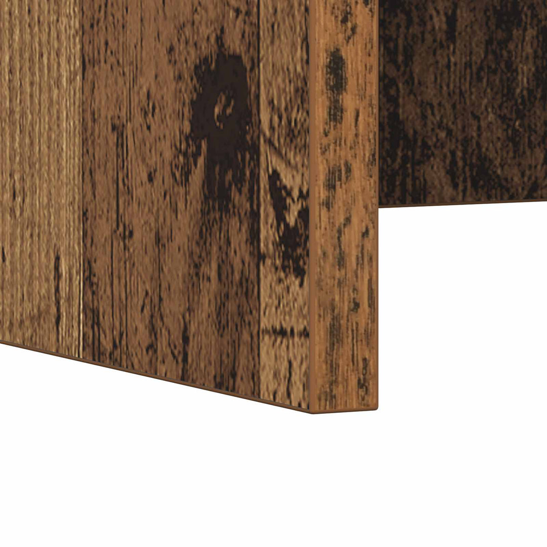 Væghængt skrivebord Vægmonteret Gammelt træ 100 x 45 x 30 cm