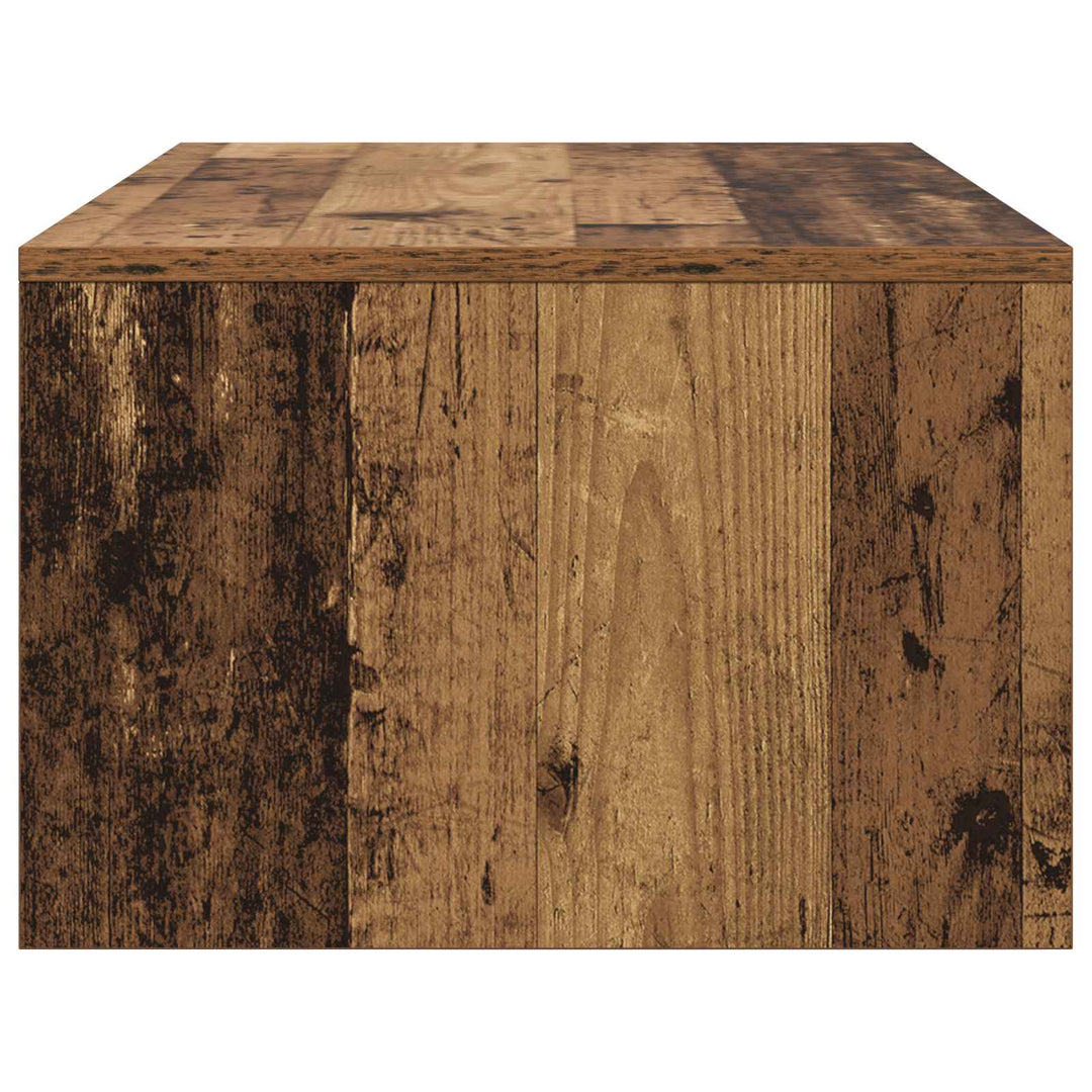 Væghængt skrivebord Vægmonteret Gammelt træ 100 x 45 x 30 cm