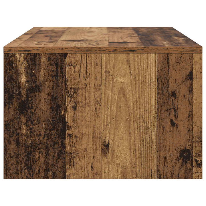 Væghængt skrivebord Vægmonteret Gammelt træ 100 x 45 x 30 cm