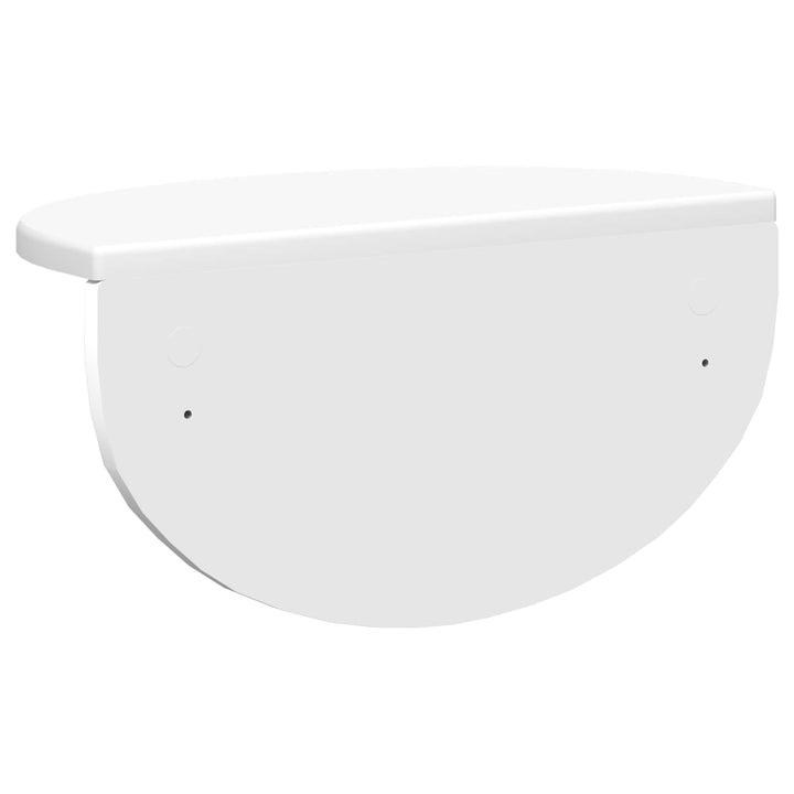 Væghylde Vægmonteret 2 pcs Hvid 38 x 19 x 19 cm Konstrueret træ