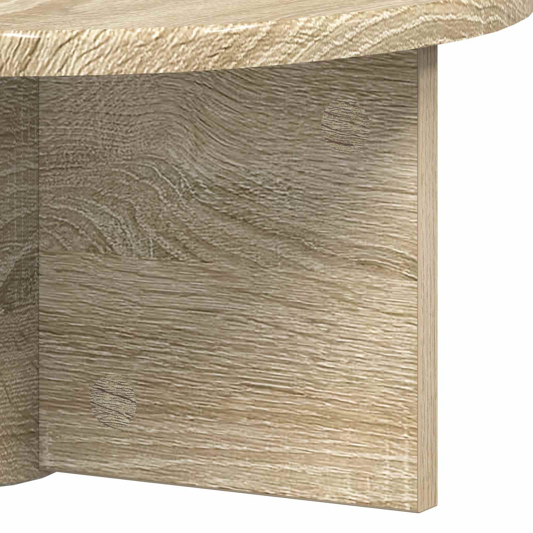 Væghylde 2 stk. Sonoma eg 38 x 19 x 19 cm Konstrueret træ