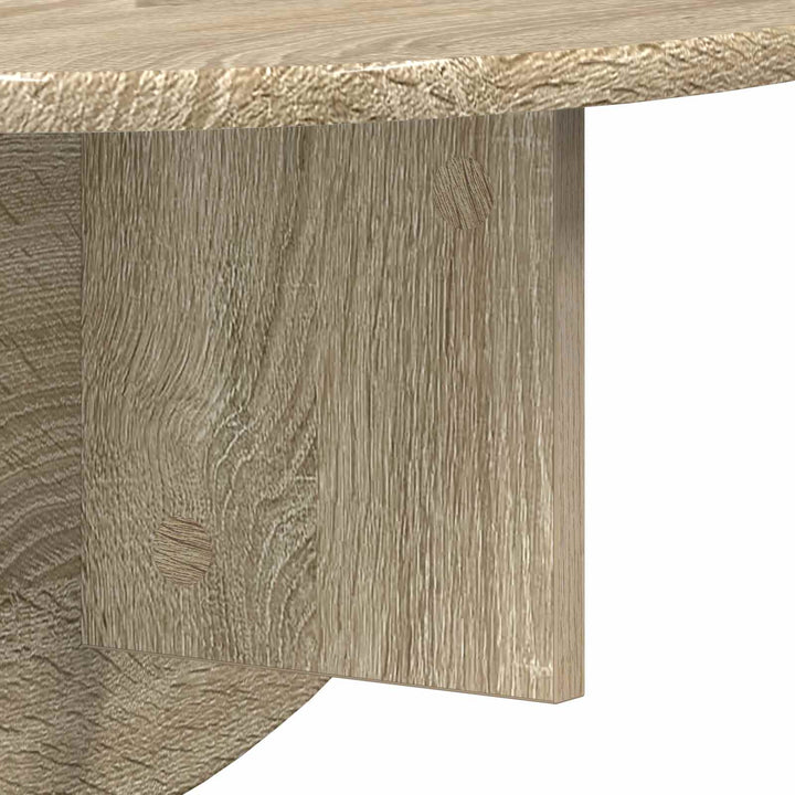 Væghylde 2 stk. Sonoma eg 48 x 24 x 24 cm Konstrueret træ