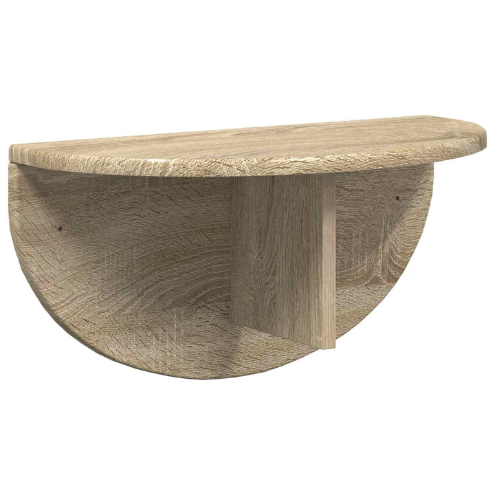 Væghylde 2 stk. Sonoma eg 48 x 24 x 24 cm Konstrueret træ