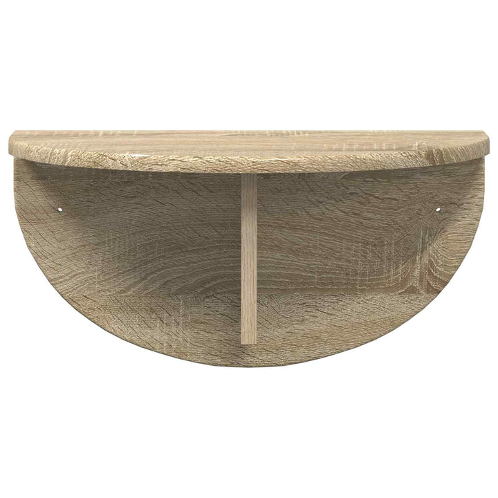 Væghylde 2 stk. Sonoma eg 48 x 24 x 24 cm Konstrueret træ