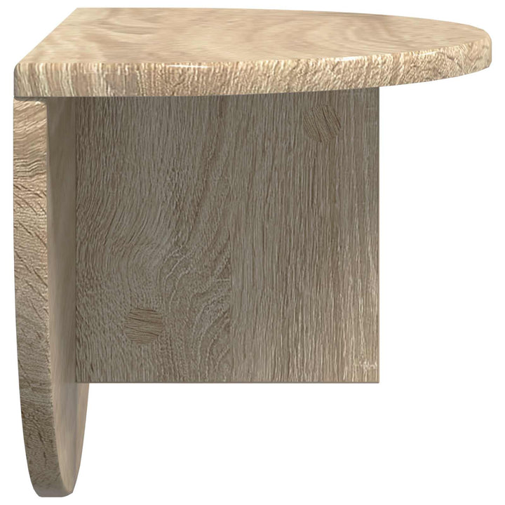 Væghylde 2 pcs Sonoma eg 48 x 24 x 24 cm Konstrueret træ