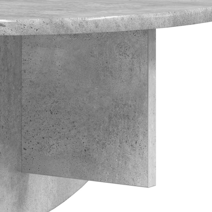 Væghylde 2 pcs Beton Grå 48 x 24 x 24 cm Konstrueret træ