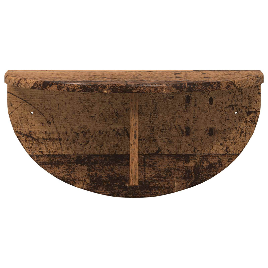 Væghylde Vægmonteret Gammelt træ 48 x 24 x 24 cm