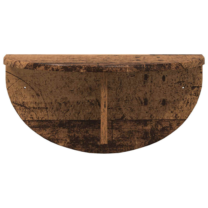Væghylde Vægmonteret Gammelt træ 48 x 24 x 24 cm