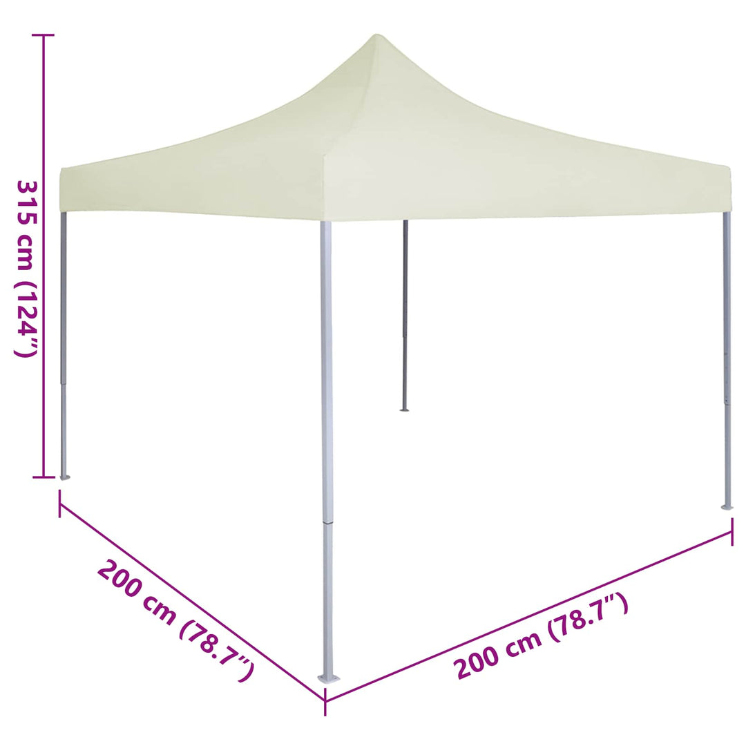 Party Tent Creme 200 x 200 x 315 cm Oxford stof