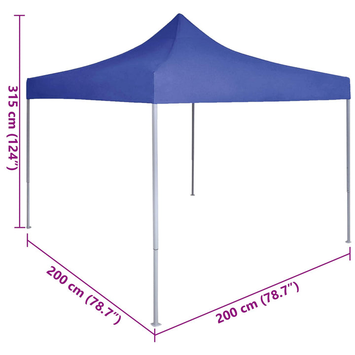Party Tent Blå 200 x 200 x 315 cm Oxford stof