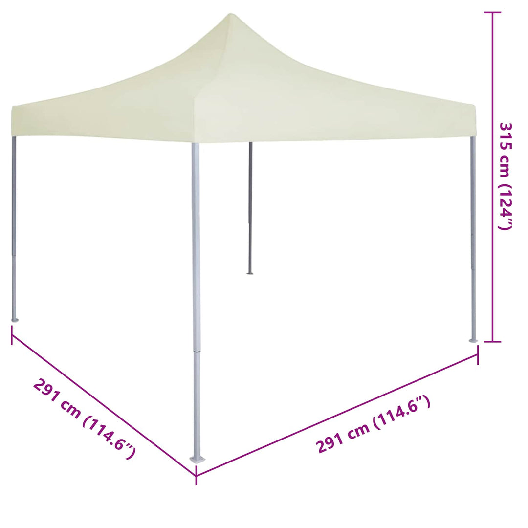 Party Tent Creme 291 x 291 x 315 cm Oxford stof