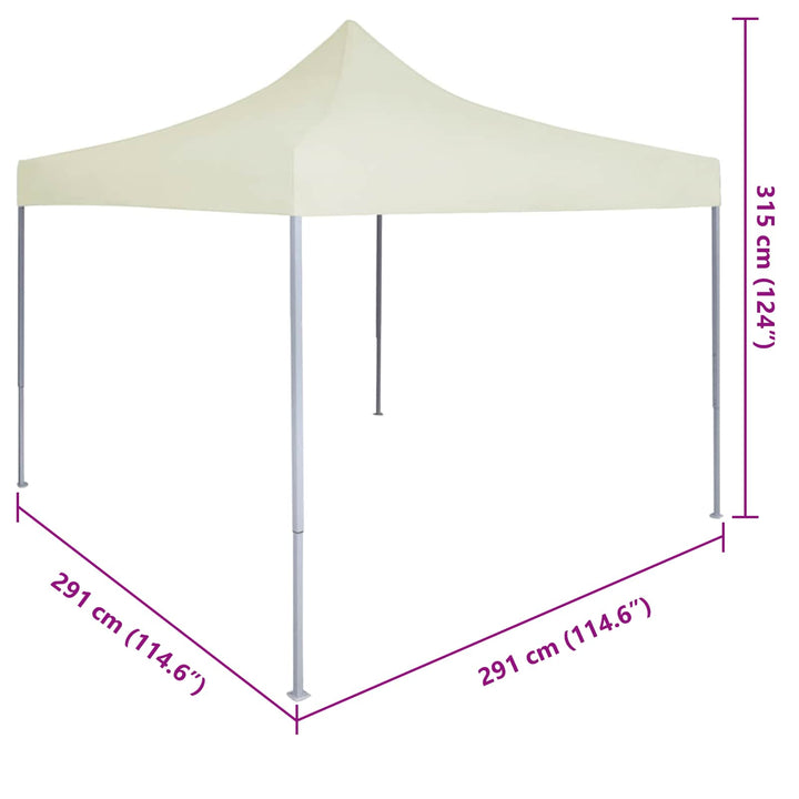 Party Tent Creme 291 x 291 x 315 cm Oxford stof