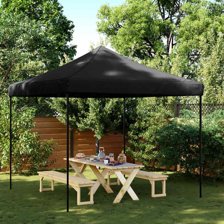 Party Tent 292 x 292 x 315 cm Sort Oxford stof