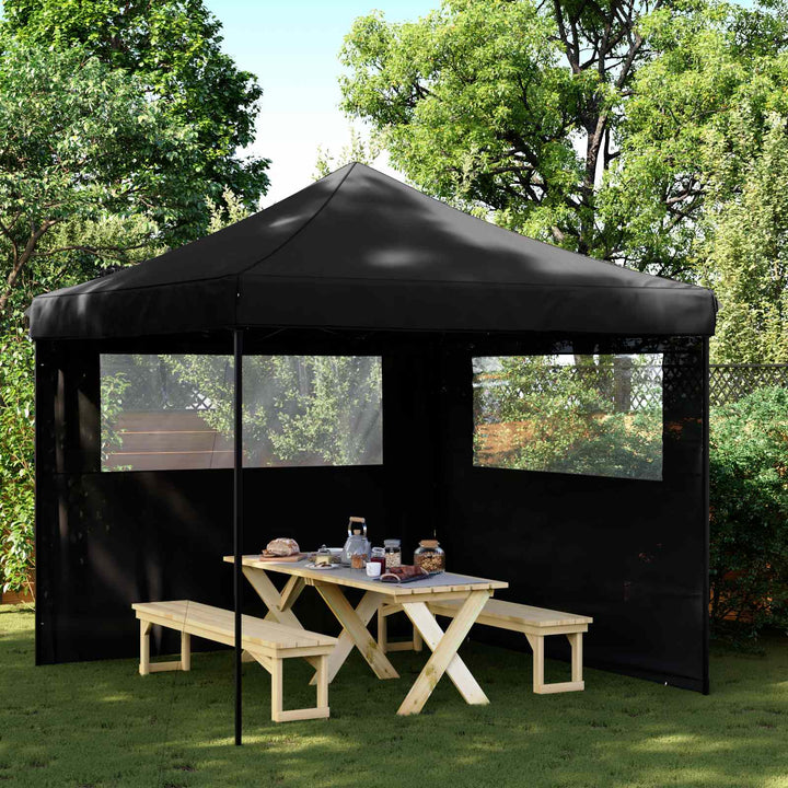 Party Tent Sort 292 x 292 x 315 cm Oxford stof