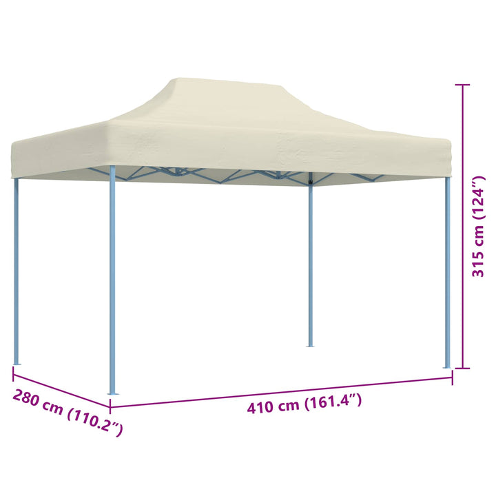 Party Tent Creme 280 x 410 x 315 cm Oxford stof