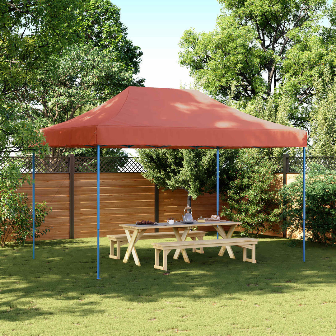 Party Tent 279 x 410 x 315 cm Terrakotta Oxford stof