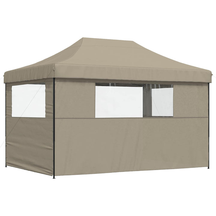 Party Tent Gråbrun 279 x 410 x 315 cm Oxford stof