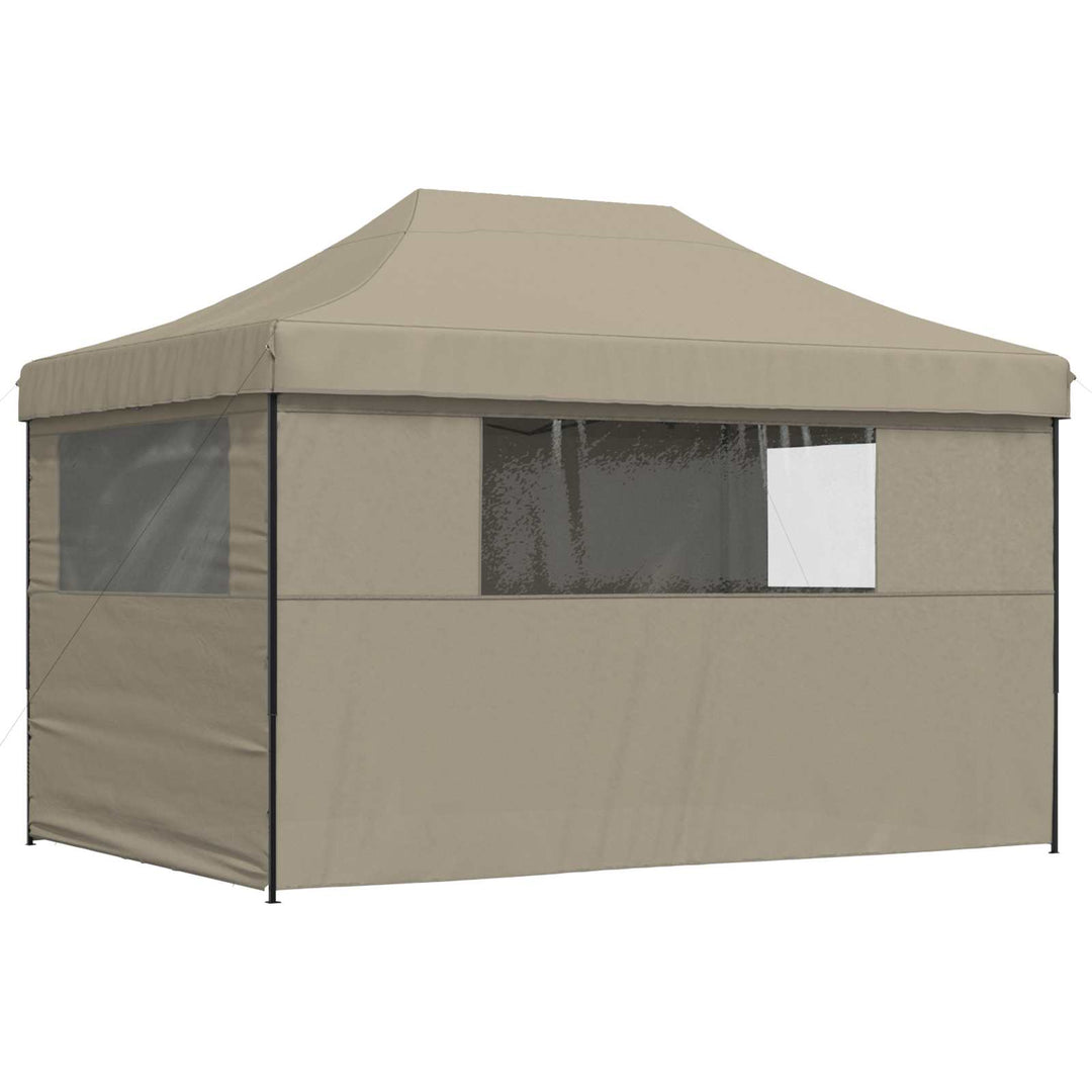 Party Tent Gråbrun 279 x 410 x 315 cm Oxford stof