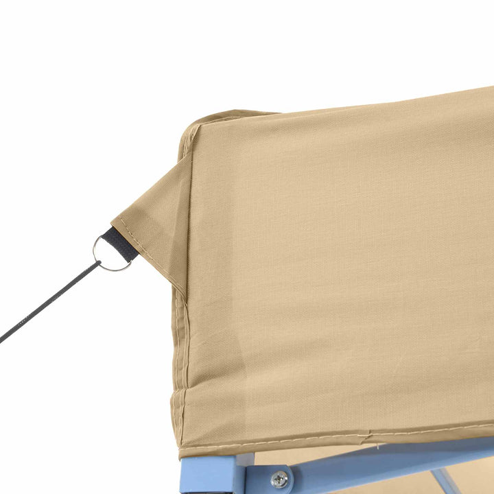 Party Tent Beige 292 x 440 x 315 cm Oxford stof