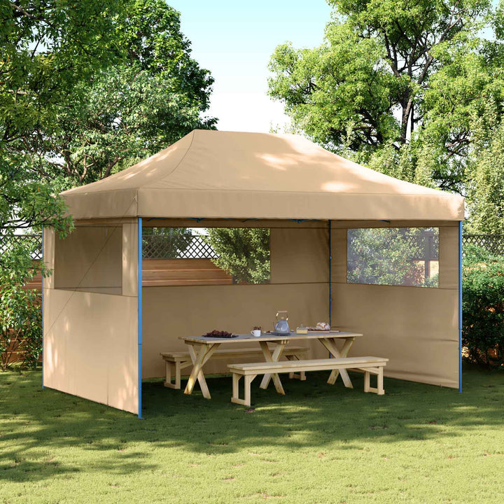 Party Tent Beige 292 x 440 x 315 cm Oxford stof