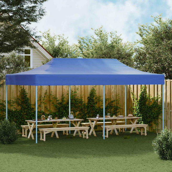 Party Tent Blå 291 x 580 x 315 cm Oxford stof