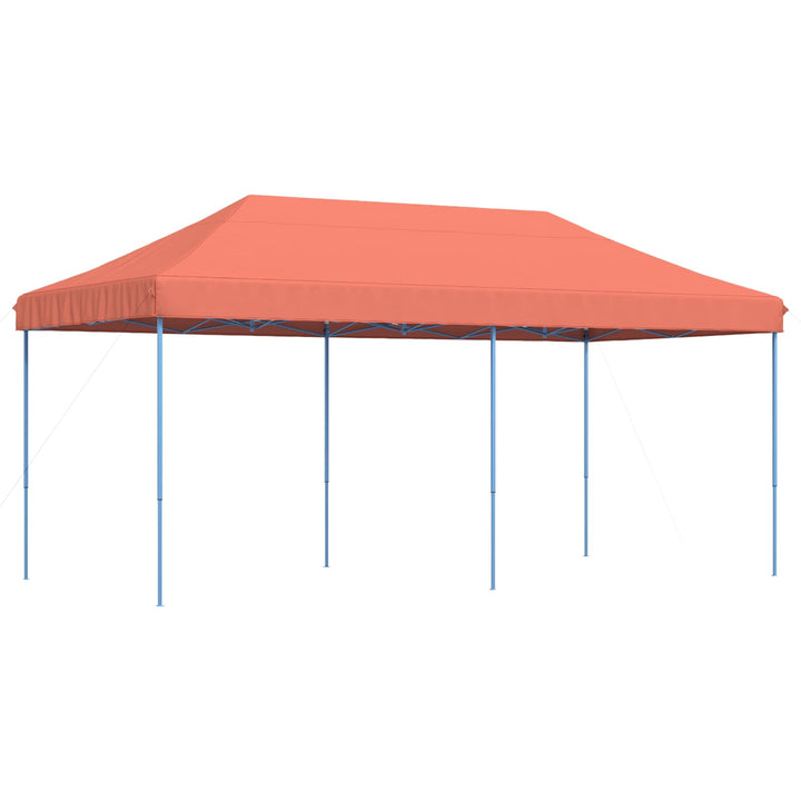 Party Tent Terrakotta 292 x 580 x 315 cm Oxford stof