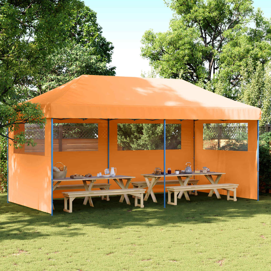 Party Tent Orange 292 x 580 x 315 cm Oxford stof