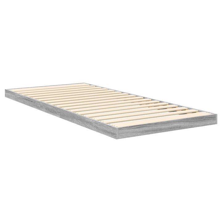 Gulv seng ramme Sonoma 75 x 190 cm Konstrueret træ