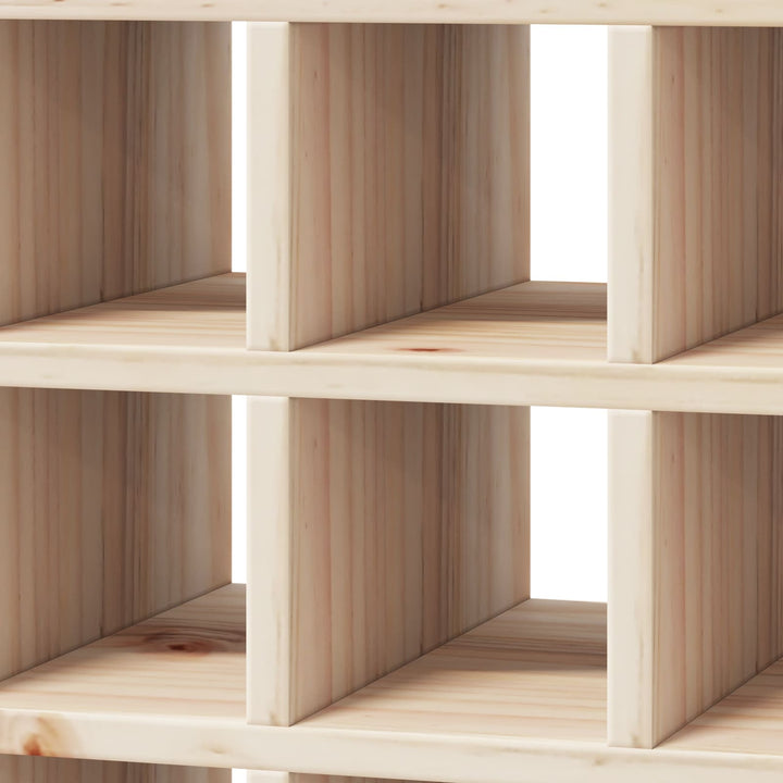 Vinfad 2 pcs Naturfarvet 56 x 25 x 56 cm Massiv fyrretræ