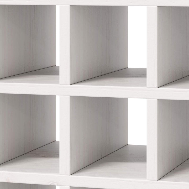 Vinfad 2 pcs Hvid 56 x 25 x 56 cm Massiv fyrretræ