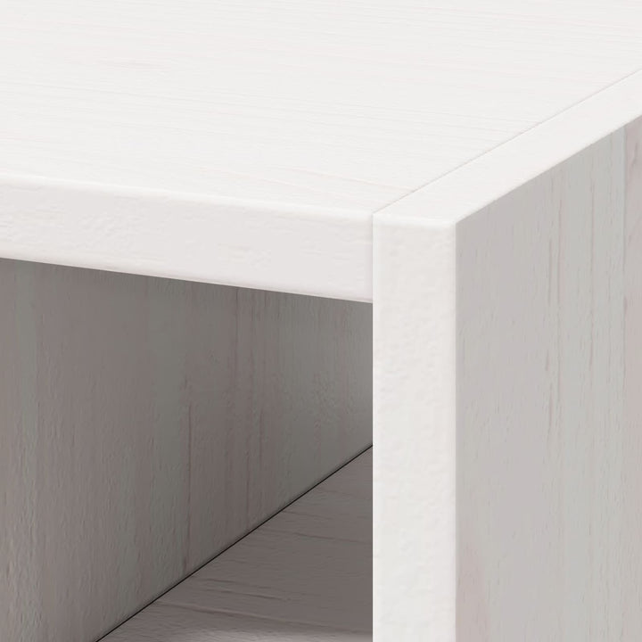 Vinfad 2 pcs Hvid 56 x 25 x 56 cm Massiv fyrretræ