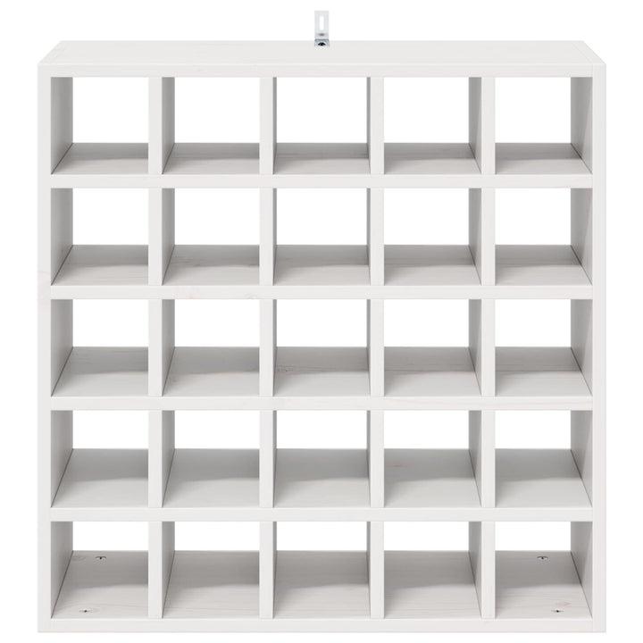 Vinfad 2 pcs Hvid 56 x 25 x 56 cm Massiv fyrretræ