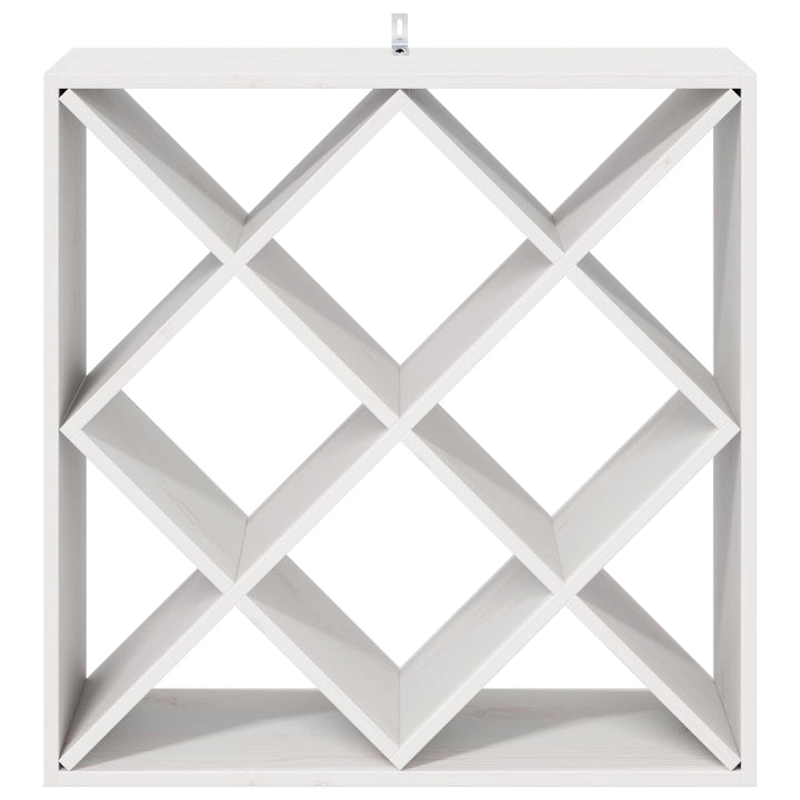Vinfad 2 pcs Hvid 62 x 25 x 62 cm Massiv fyrretræ