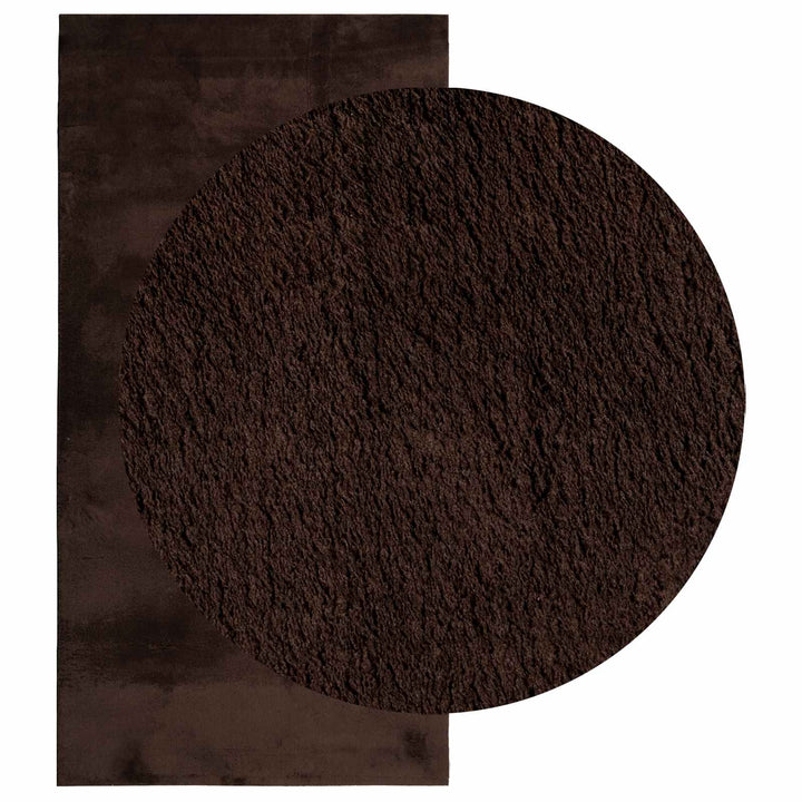 Medium luv blød og vaskbar tæppe HUARTE Brun 150 x 80 cm