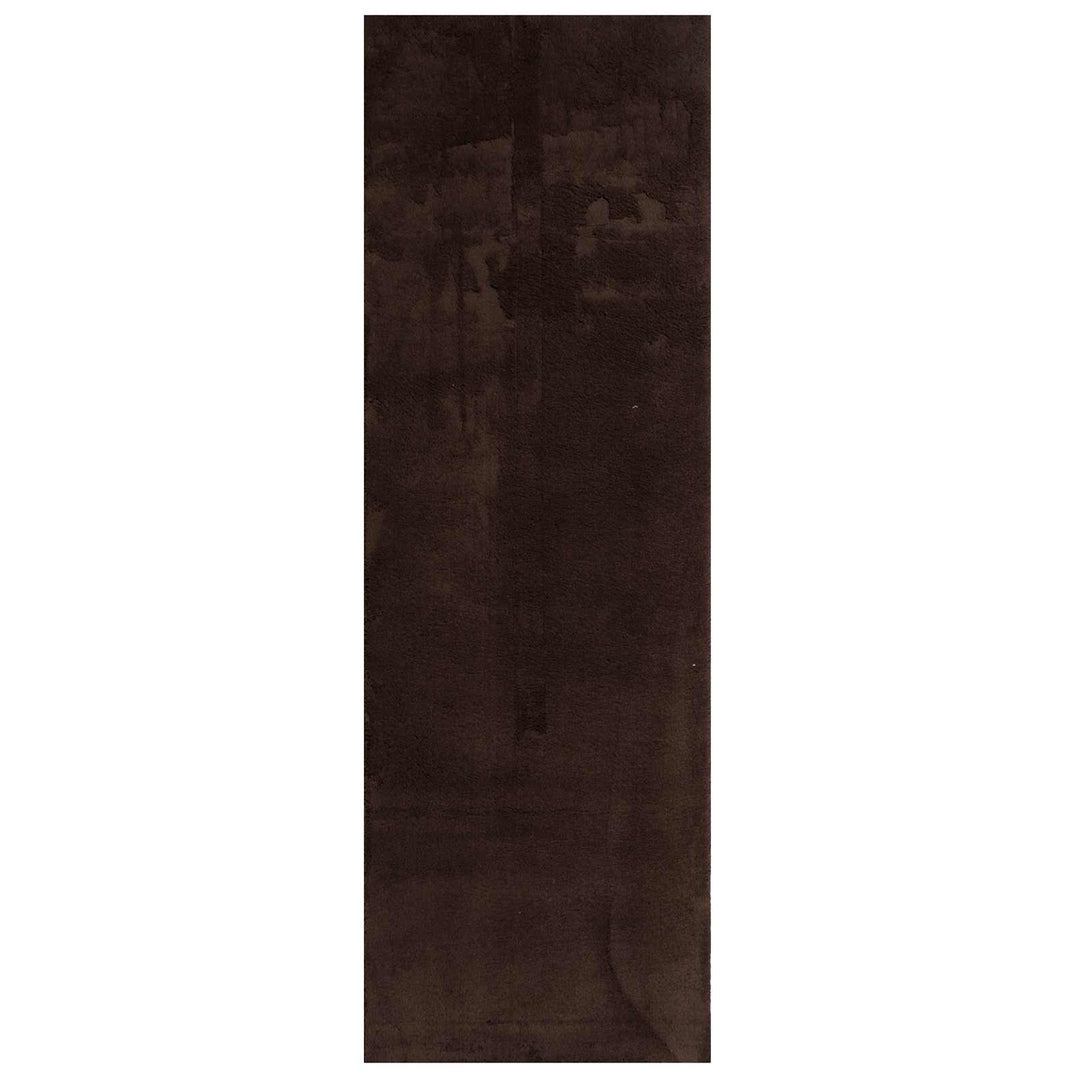 Medium luv blød og vaskbar tæppe HUARTE Brun 250 x 80 cm