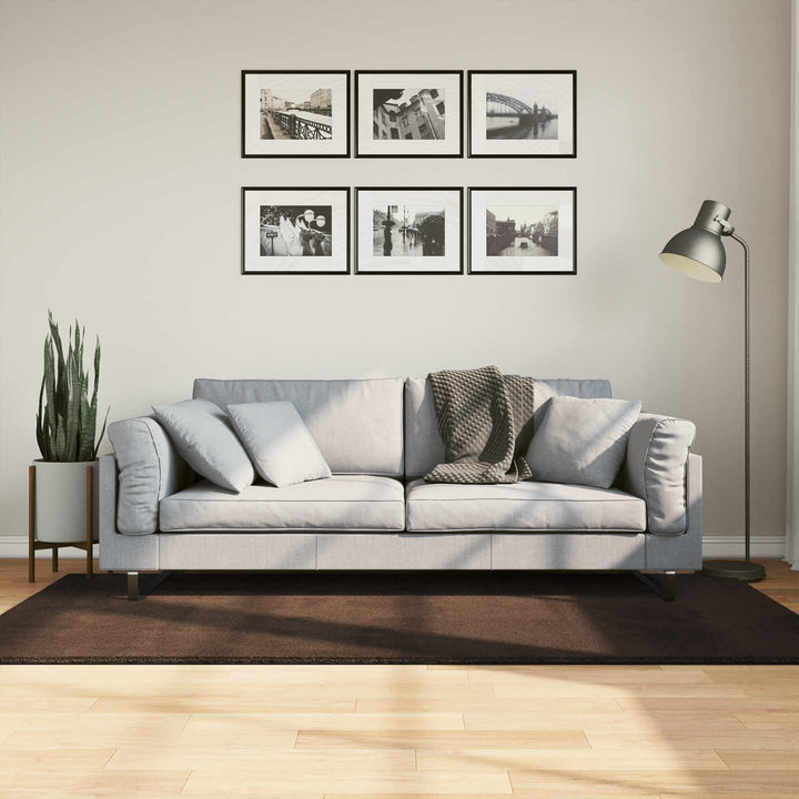 Medium luv blød og vaskbar tæppe HUARTE Brun 200 x 100 cm