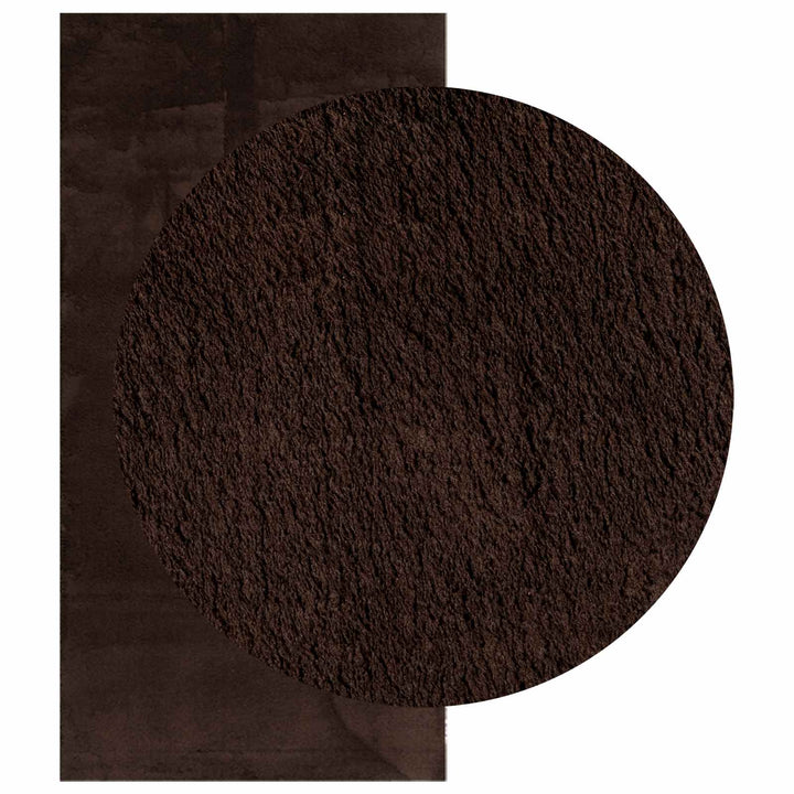 Medium luv blød og vaskbar tæppe HUARTE Brun 200 x 100 cm