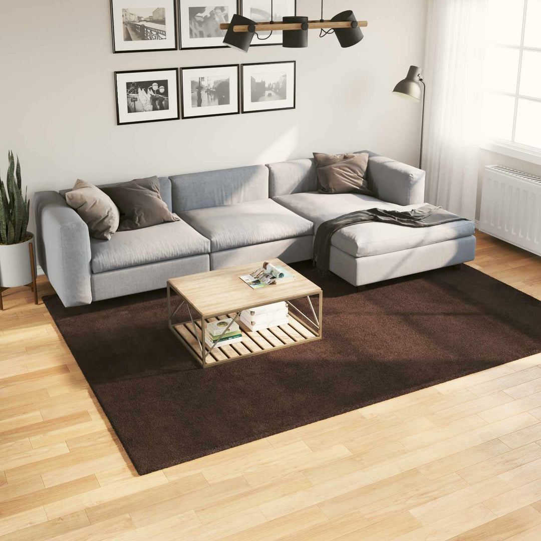 Medium luv blød og vaskbar tæppe HUARTE Brun 200 x 280 cm