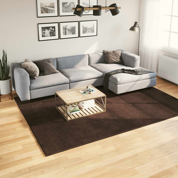 Medium luv blød og vaskbar tæppe HUARTE Brun 200 x 280 cm