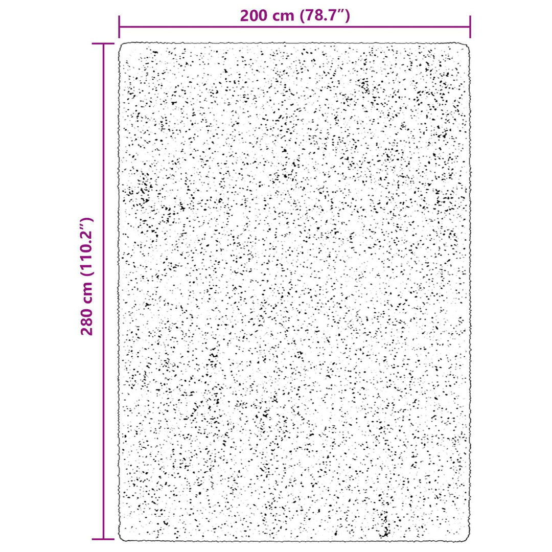 Medium luv blød og vaskbar tæppe HUARTE Brun 200 x 280 cm