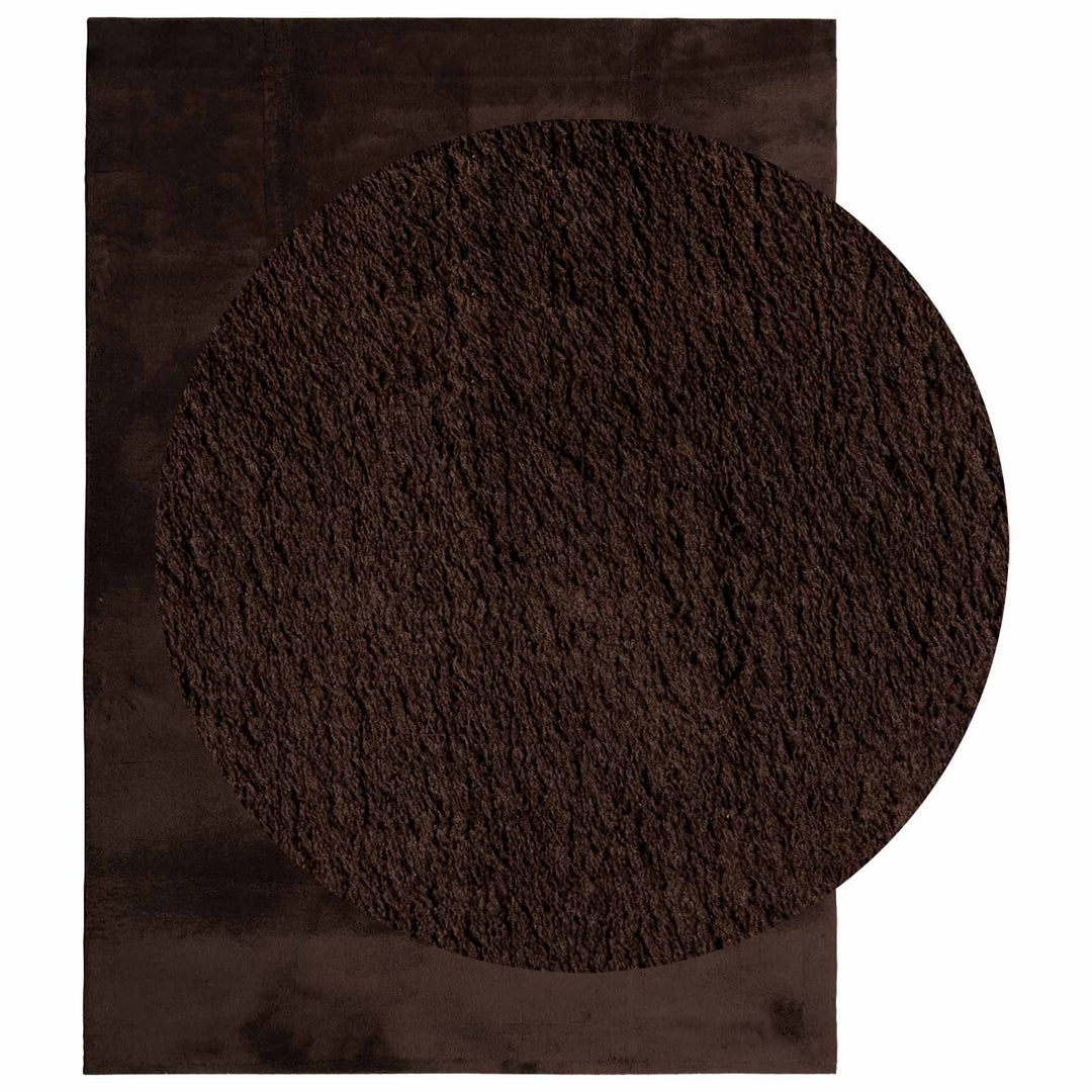 Medium luv blød og vaskbar tæppe HUARTE Brun 340 x 240 cm