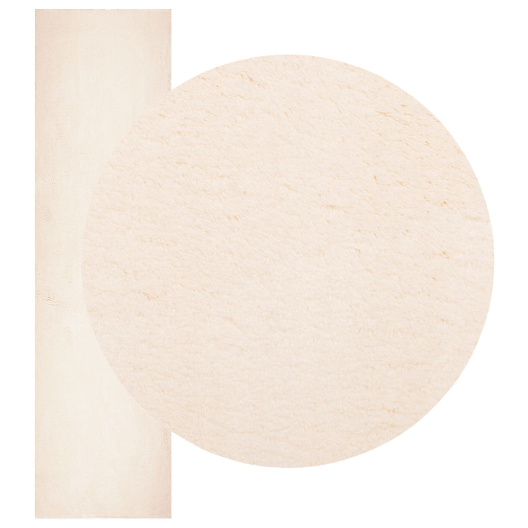 Medium luv blød og vaskbar tæppe HUARTE Beige 80 x 500 cm