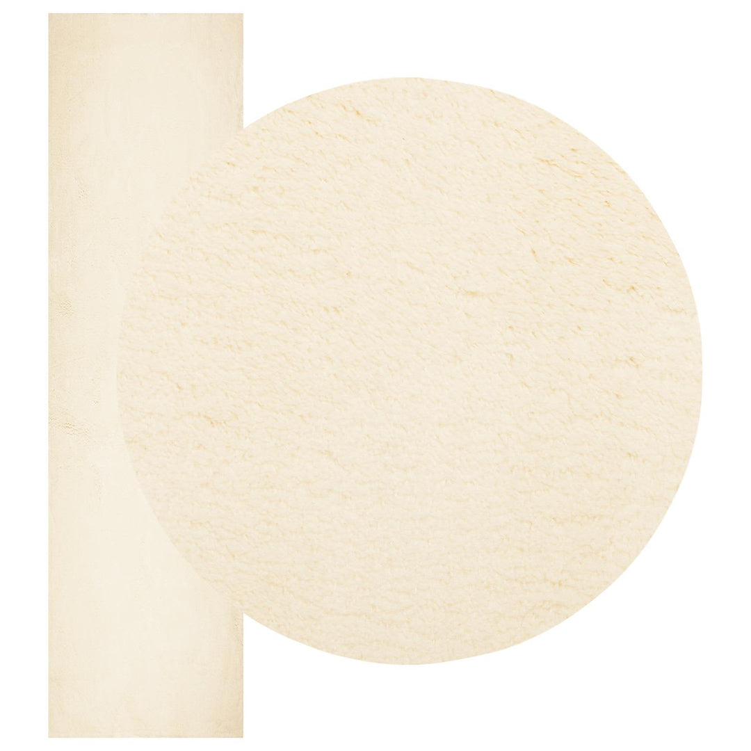Medium luv blød og vaskbar tæppe HUARTE Creme 80 x 300 cm