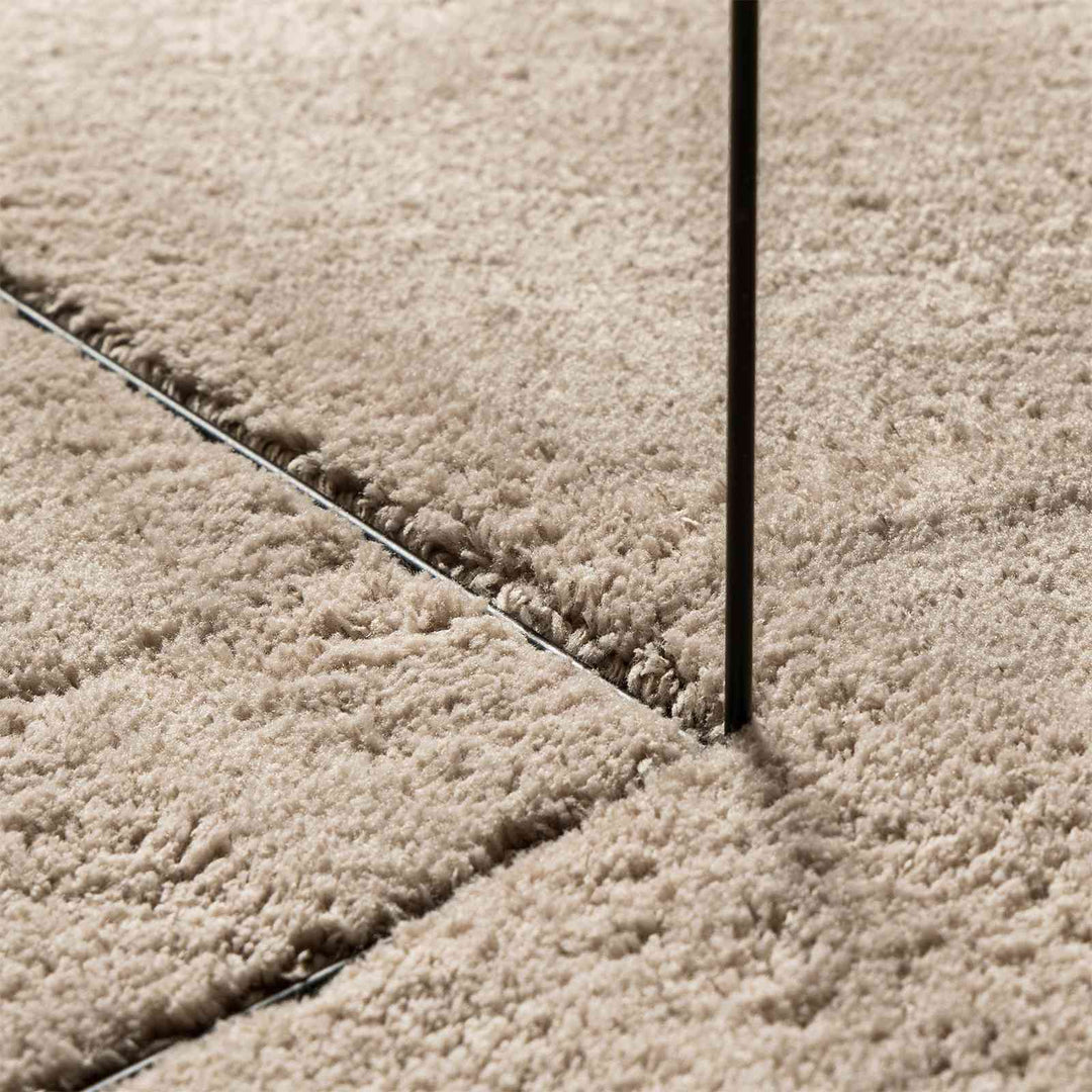 Medium luv blød og vaskbar tæppe HUARTE Sandfarvet 80 x 500 cm