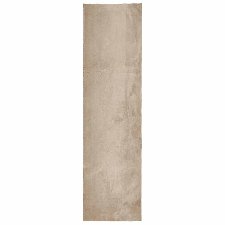 Medium luv blød og vaskbar tæppe HUARTE Sandfarvet 1000 x 80 cm