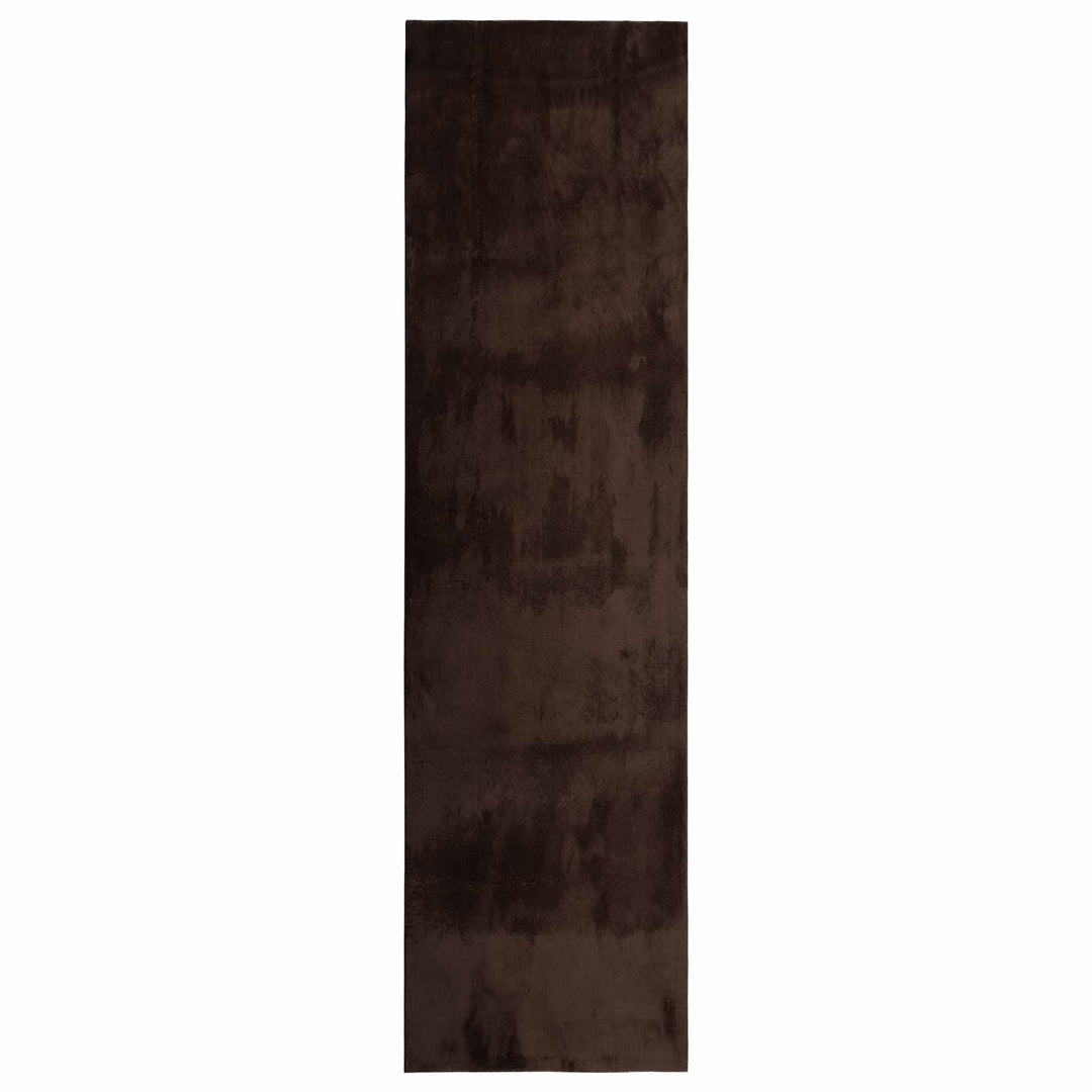 Medium luv blød og vaskbar tæppe HUARTE Brun 300 x 80 cm