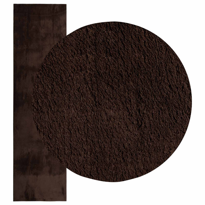 Medium luv blød og vaskbar tæppe HUARTE Brun 300 x 80 cm