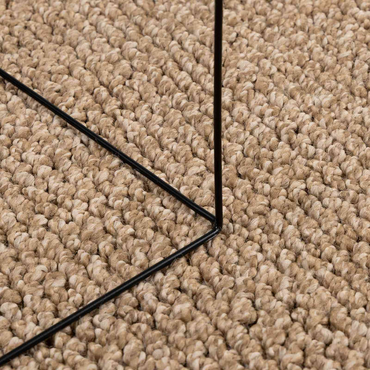 Områdetæpper Rektangulær AGIRA Naturfarvet 150 x 80 cm