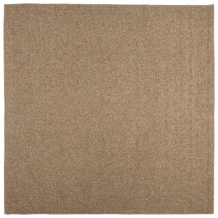 Områdetæpper Firkantet AGIRA Naturfarvet 120 x 120 cm Polyester